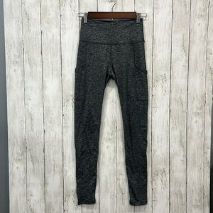 American Eagle Aerie Chill Play Move Heather Space Gray Leggings Size Small